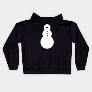 Snowman Laughing Kids Hoodie